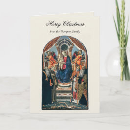 Vintage religiöse Weihnachtskrippe Christlich Karte