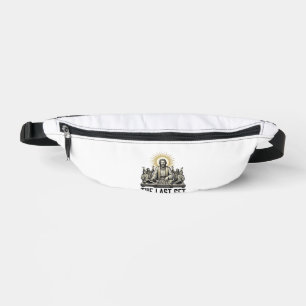 Vintage religiöser DJ The Last Set-Shirt-Design_1 Bauchtasche
