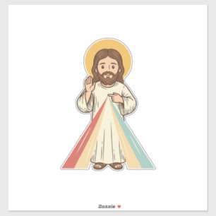Vintage religiöser Segen Vektor-Shirt-Design_1 Aufkleber