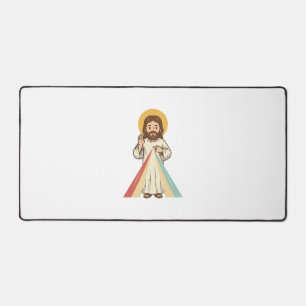 Vintage religiöser Segen Vektor-Shirt-Design_1 Schreibtischunterlage