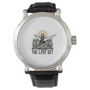 Vintage-Religiöses-DJ-The-Last-Set-Shirt-Design_1 Armbanduhr