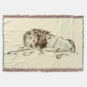 Vintage Rembrandt-Tinten-Skizze/Zeichnen eines Decke