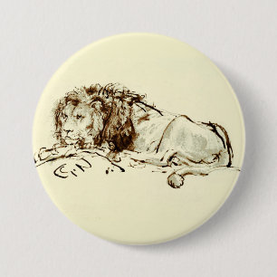 Vintage Rembrandt-Tintenzeichnung / Zeichn einer L Button