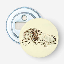 Vintage Rembrandt-Tintenzeichnung / Zeichn einer L Flaschenöffner