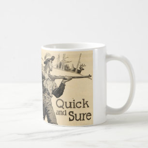 Vintage Remington Gewehr Quick Sure Ad Kaffeetasse