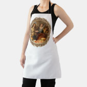 Vintage Renaissance Painting Parody of Men Eating Schürze (InSitu)