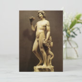 Vintage Renaissance-Statue Bacchus von Michelangel (Stehend Vorderseite)