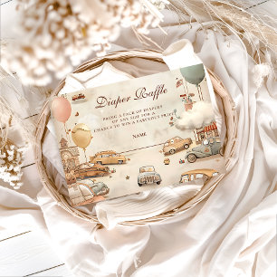 Vintage-Rennbaby-Party Begleitkarte
