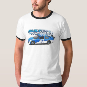 Vintage-Rennfahrer-Ringer-T-Shirt   Gebaut für den T-Shirt