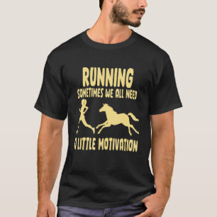 Vintage Rennpferde Mädchen Wir Brauchen Alle Ein W T-Shirt