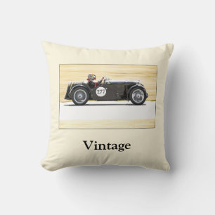 Vintage-Rennsport Kissen