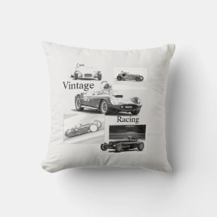 Vintage-Rennsport Kissen