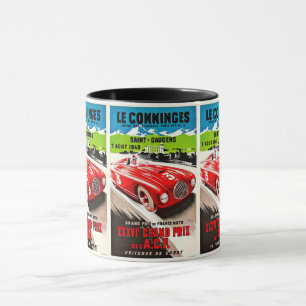 Vintage-Rennsport: Sportwagen-Rennwagen Tasse