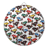 Vintage Rennwagen Dartscheibe (vorne)