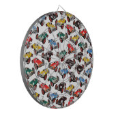 Vintage Rennwagen Dartscheibe (Vorderseite Links)