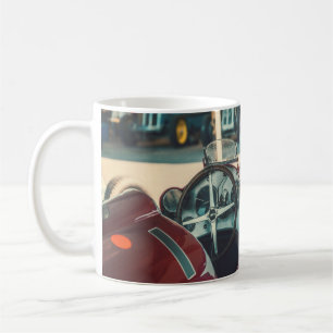 Vintage-Rennwagen Kaffeetasse
