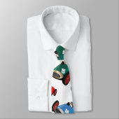 Vintage Rennwagen Krawatte (Gebunden)