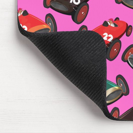 Vintage Rennwagen Mousepad (Ecke)