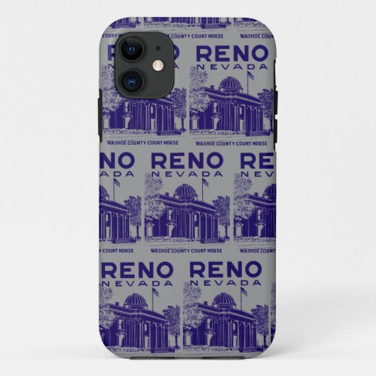 Vintage Reno Nevada Case-Mate iPhone Hülle (Rückseite)