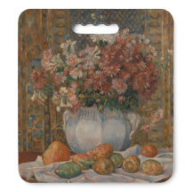 Vintage-Renoir-Stillleben-Blumen-Kniesitzkissen
