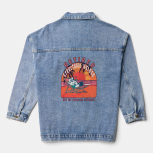 Vintage Rentenversicherung Jeansjacke