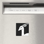 Vintage Rentiere Magnet (In Situ (Geschirrspüler))