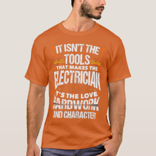 Vintage Rentner Lineman Union Meme Stolzer Vater T-Shirt