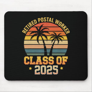 Vintage Rentner Postmitarbeiter Cl Von 2025 Lustig Mousepad