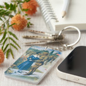 Vintage Replik des Ersten Weltkriegs "Der farbige Schlüsselanhänger (Vorderseite rechts)