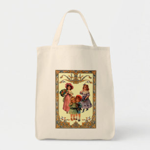 Vintage Reproduktion Art Viktorianische Kindertasc Tragetasche