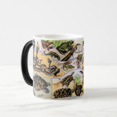 Vintage Reptilien-Illustration von Adolphe Millot Verwandlungstasse (Vorderseite Links)