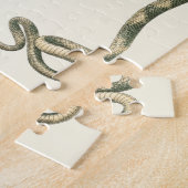 Vintage Reptilien, Schlangen oder Hühner Puzzle (Seite)