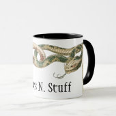 Vintage Reptilien, Schlangen oder Hühner Tasse (VorderseiteRechts)