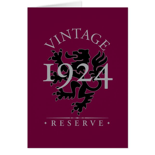 Vintage Reserve 1924 (Vorne)