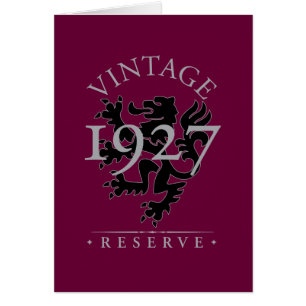 Vintage Reserve 1927