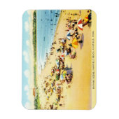 Vintage Restauration Connecticut Beach Magnet (Vertikal)
