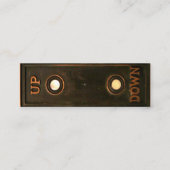 Vintage Restaurierung oder Antiquitätenhändler Mini Visitenkarte (Vorderseite)