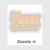 Vintage/Retro 1970er Ostern  Aufkleber (Blatt)