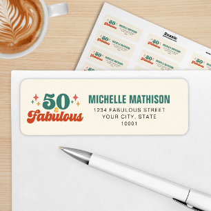 Vintage Retro 50 und fantastischer Geburtstag