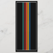 Vintage Retro 50th Striped Fifty Birthday 1976 Programm (Rückseite)