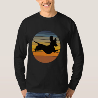 Vintage Retro 60er 70er 80er 90er Dachshund Dackel T-Shirt
