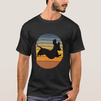 Vintage Retro 60er 70er 80er 90er Dachshund Wiener T-Shirt