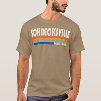 Vintage Retro 70er 80er Jahre Stil Heimatort des M T-Shirt