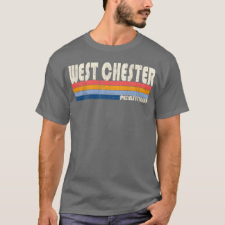 Vintage Retro 70er 80er Style Heimat von West Ches T-Shirt