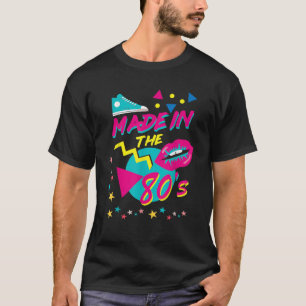 Vintage Retro 80er T-Shirt Hergestellt in den Acht