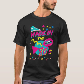 Vintage Retro 80er T-Shirt Hergestellt in den Acht