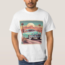 Vintage - Retro-90er-Autostil-T-Shirt