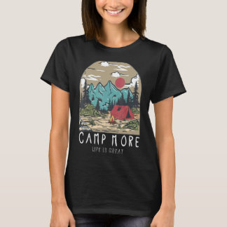 Vintage Retro Abenteuer Leben ist großartig Kampie T-Shirt