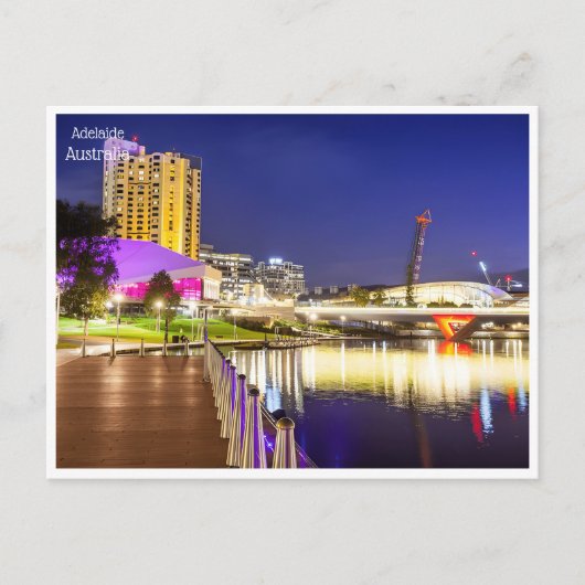 Vintage Retro Adelaide Australien Australie Postkarte (Vorderseite)