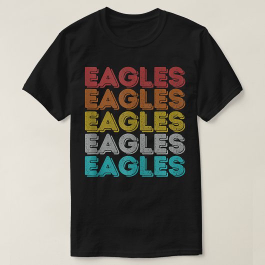 Vintage Retro-Adler T-Shirt (Design vorne)